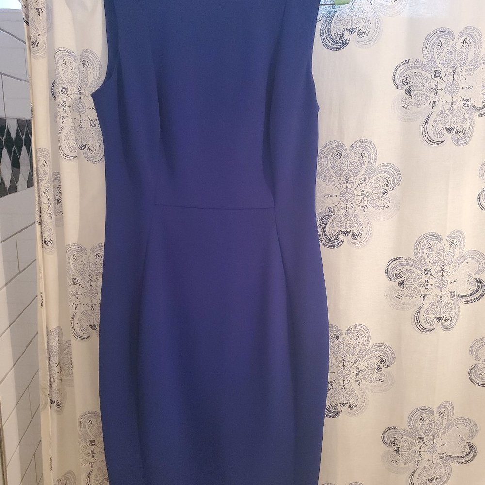 Blue Calvin Klein Sheath Dress